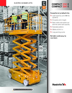 Dizalice na škare na kotačima Haulotte COMPACT 3347 E