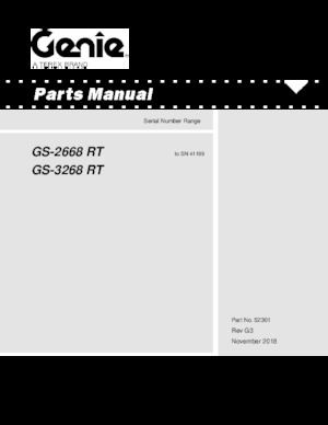 Dizalice na škare na kotačima Genie GS-2668 E