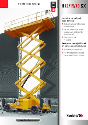 Dizalice na škare na kotačima Haulotte H15 SX