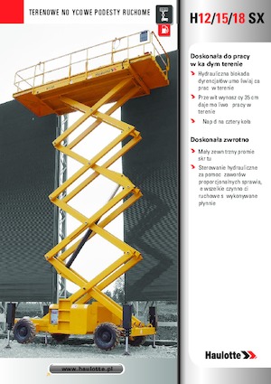 Dizalice na škare na kotačima Haulotte H15 SX