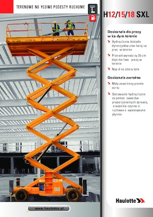 Dizalice na škare na kotačima Haulotte H18 SXL