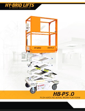 Dizalice na škare na kotačima Custom Equipment HB-P5.0