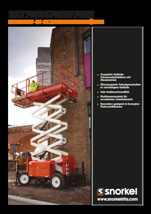 Dizalice na škare na kotačima Snorkel S2770RT