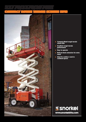 Dizalice na škare na kotačima Snorkel S2770RT