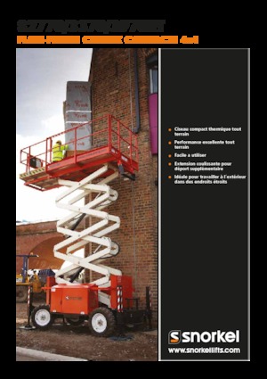 Dizalice na škare na kotačima Snorkel S2770RT
