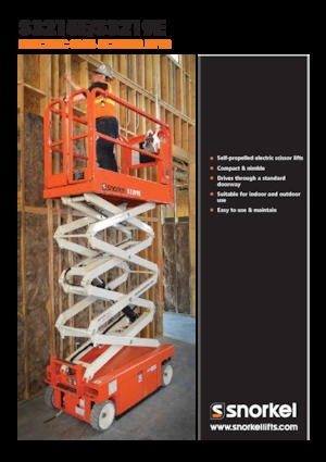 Dizalice na škare na kotačima Snorkel S3215E
