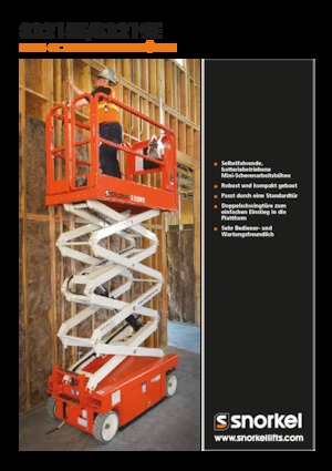 Dizalice na škare na kotačima Snorkel S3215E