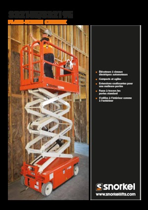 Dizalice na škare na kotačima Snorkel S3215E