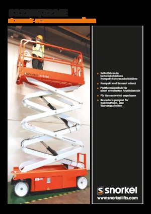 Dizalice na škare na kotačima Snorkel S3226E