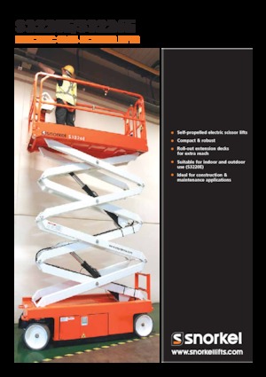 Dizalice na škare na kotačima Snorkel S3226E