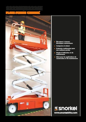 Dizalice na škare na kotačima Snorkel S3226E