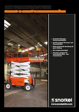 Dizalice na škare na kotačima Snorkel S3370BE