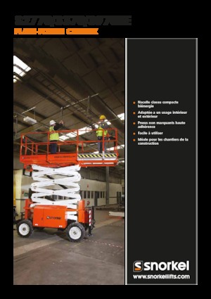 Dizalice na škare na kotačima Snorkel S3370BE
