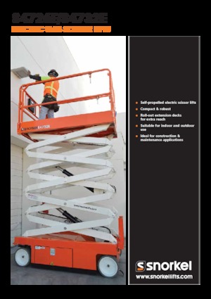 Dizalice na škare na kotačima Snorkel S4732E