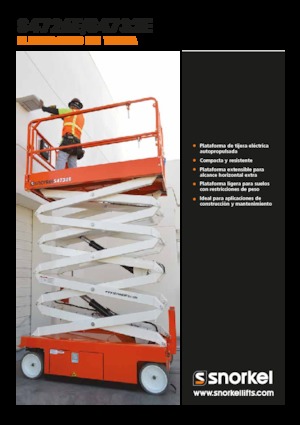 Dizalice na škare na kotačima Snorkel S4732E