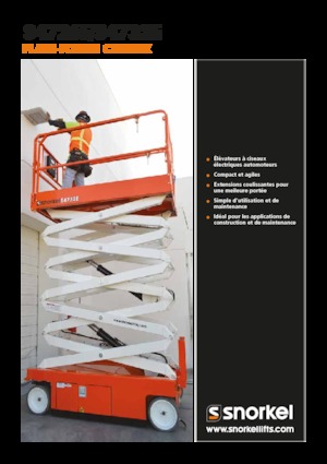 Dizalice na škare na kotačima Snorkel S4732E