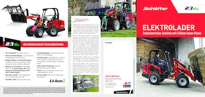 Električni utovarivač na kotačima Schäffer 23e 