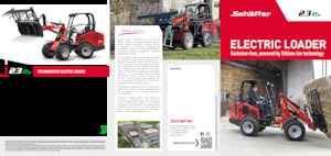 Električni utovarivač na kotačima Schäffer 23e 