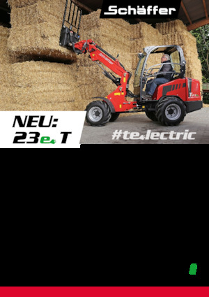 Električni utovarivač na kotačima Schäffer 23e T 