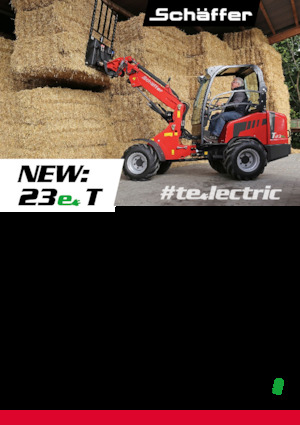 Električni utovarivač na kotačima Schäffer 23e T 