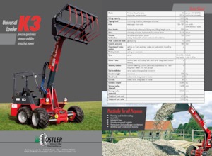 Dvorišni utovarivač Ostler K3