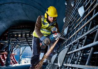 Akumulatorski električni alati Akumulatorske kutne brusilice Akumulatorske kutne brusilice Bosch GWX 18V-15 SC