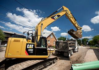 Bageri gusjeničari Caterpillar 320E LRR