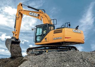 Bageri gusjeničari Case CX210D  