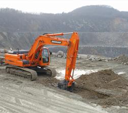 Električni rovokopač gusjeničar Doosan DX 300 N LC