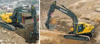Bageri gusjeničari Volvo EC210CNL