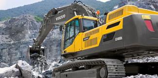 Bageri gusjeničari Volvo EC480DL