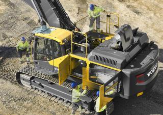 Bageri gusjeničari Volvo EC480EL