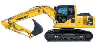 Bageri gusjeničari Komatsu PC160LC-7