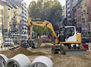Bageri na kotačima Liebherr A 912 Compact Litronic