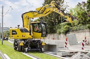 Bageri na kotačima Liebherr A 922 Rail Litronic
