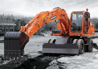 Bageri na kotačima Doosan DX 140 W