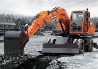Bageri na kotačima Doosan DX160W