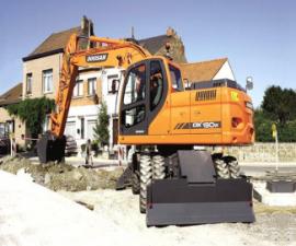 Bageri na kotačima Doosan DX190W-3