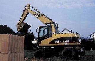 Bageri na kotačima Caterpillar M 313 C VAH