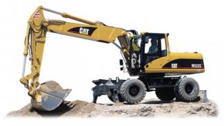 Bageri na kotačima Caterpillar M 322 C VAH