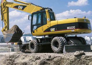 Bageri na kotačima Caterpillar M 322 C Mono
