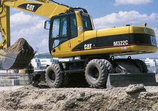 Bageri na kotačima Caterpillar M 322 C VAH