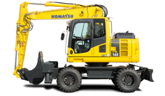 Bageri na kotačima Komatsu PW148-8