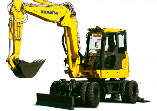 Bageri na kotačima Komatsu PW98MR-10