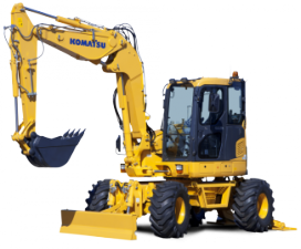 Bageri na kotačima Komatsu PW98MR-8