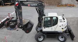 Bageri na kotačima Terex TW 110