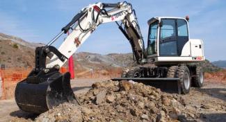 Bageri na kotačima Terex TW 110