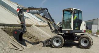 Bageri na kotačima Terex TW 70