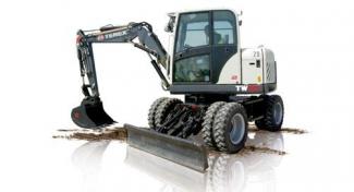 Bageri na kotačima Terex TW 70