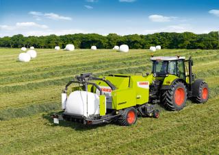 Balirke za okrugle bale Claas Rollant 375 RC Uniwrap